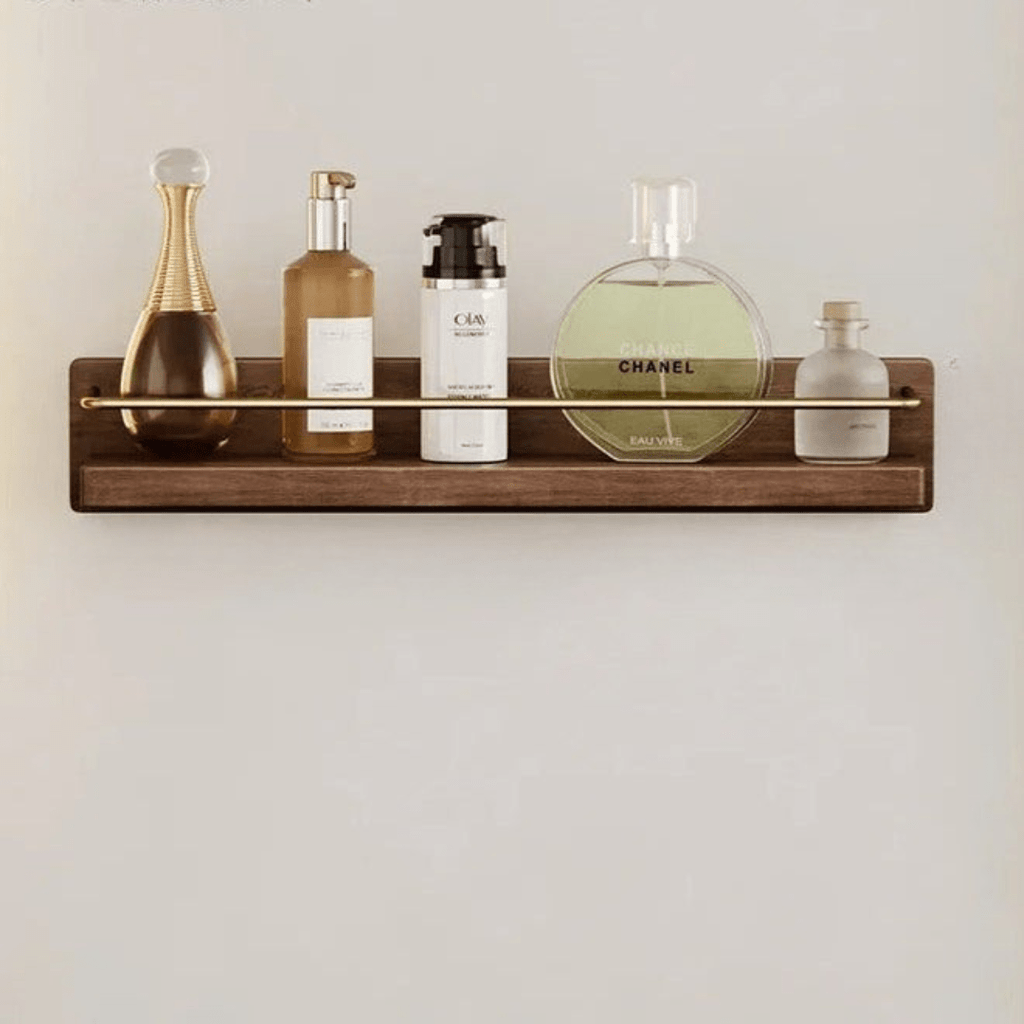 Verdanta Bamboo Wall Coat Rack With Shelf And Sturdy Hooks