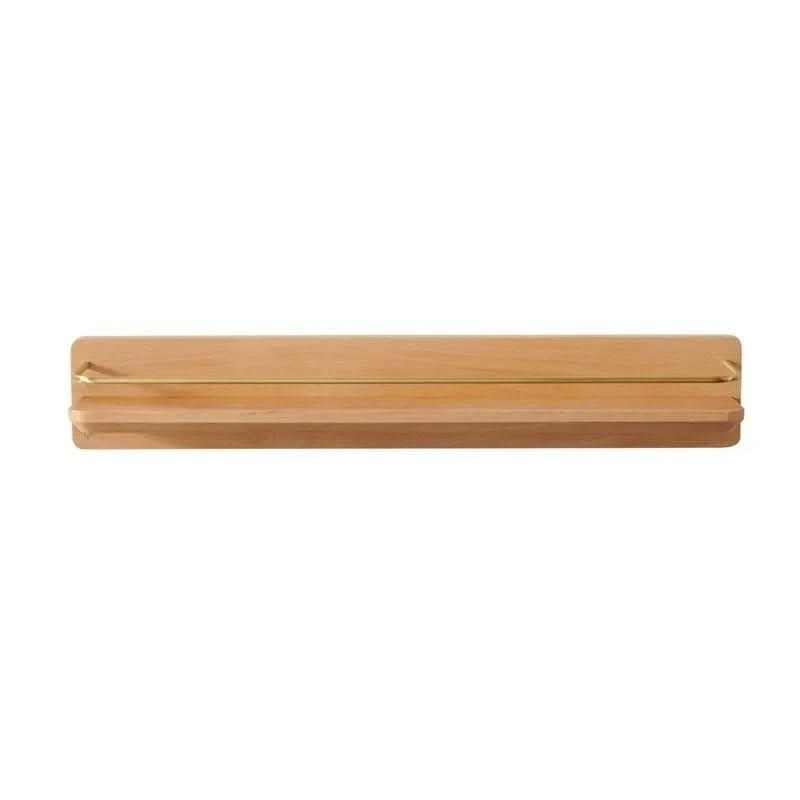Verdanta Bamboo Wall Coat Rack With Shelf And Sturdy Hooks