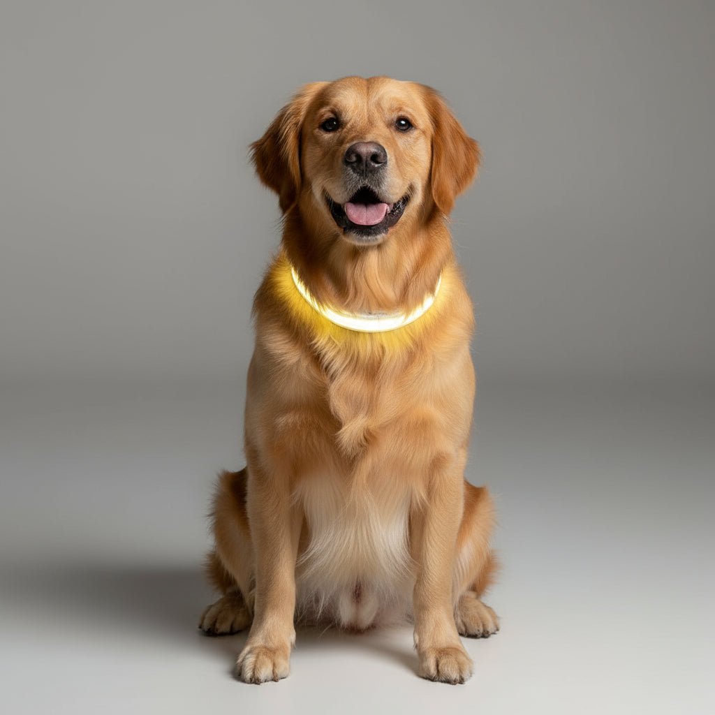 LumaTrail LED Dog Leash With USB Charging And Reflective Design