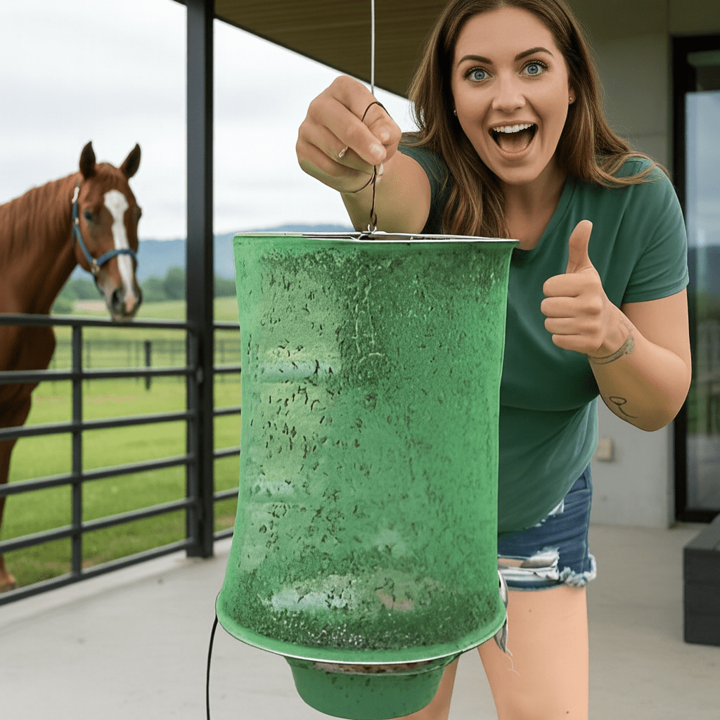 EcoGuard Environmentally Friendly Fly Trap For Safe, Non-Toxic Outdoor Pest Control
