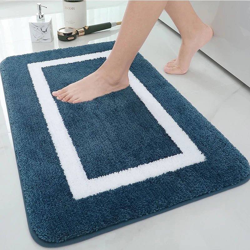 CozyNest Blød Skridsikker Mikrofiber Badeværelsesmåtte til Badeværelse og Stue