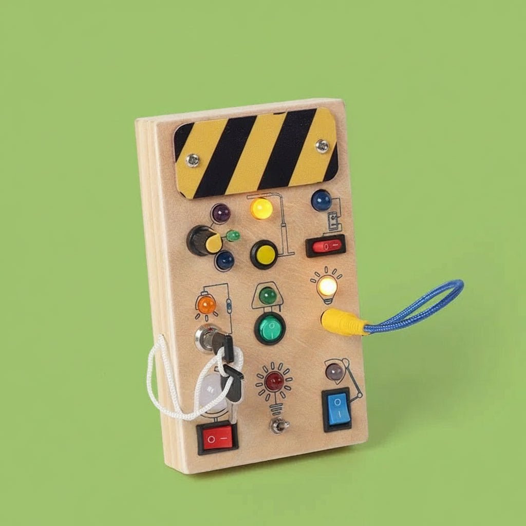 LumenPlay Wooden Board for Tactile Development and Coordination