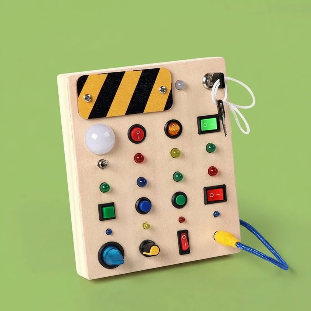 LumenPlay Wooden Board for Tactile Development and Coordination