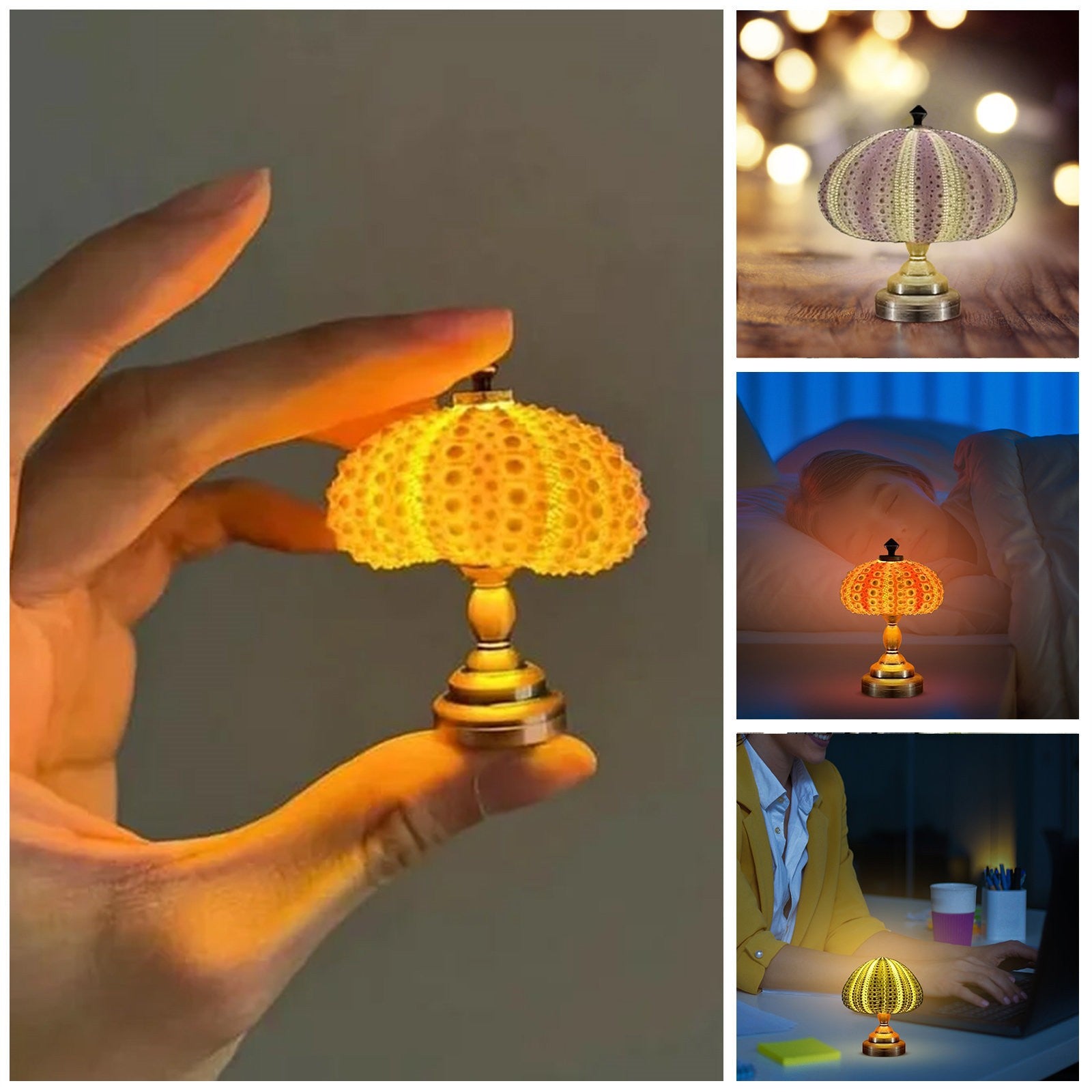 CoralGlow | Sea Urchin Ambient Night Light