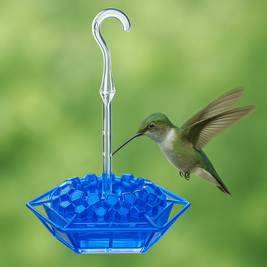 AuroraNest Mangiatoia Colorata Appesa per Colibrì e Abbeveratoio Impermeabile per Uccelli