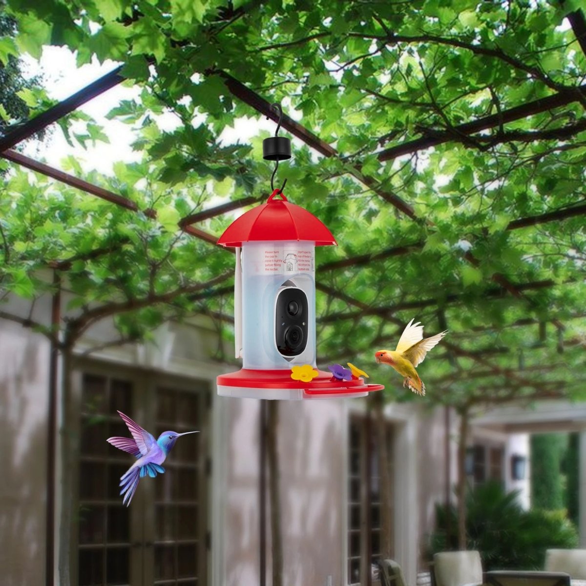 FeatherView Smart Outdoor Bird Feeder With 1080P Wide Angle Camera