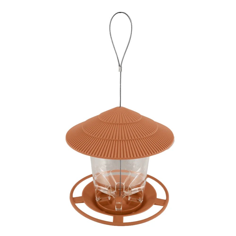 QuattroHex Hexagonal Outdoor Bird Feeder With Easy Refilling And Weather Protection
