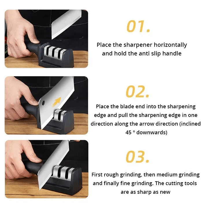 Herramienta Manual Multifuncional EdgeNest para Afilado Rápido de Cuchillos