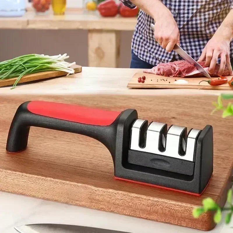EdgeCraft Trio: Versatile Kitchen Tool for Scraping, Honing, Polishing
