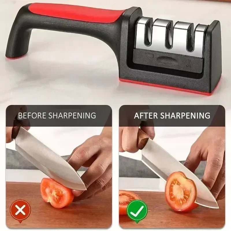 EdgeCraft Trio: Versatile Kitchen Tool for Scraping, Honing, Polishing