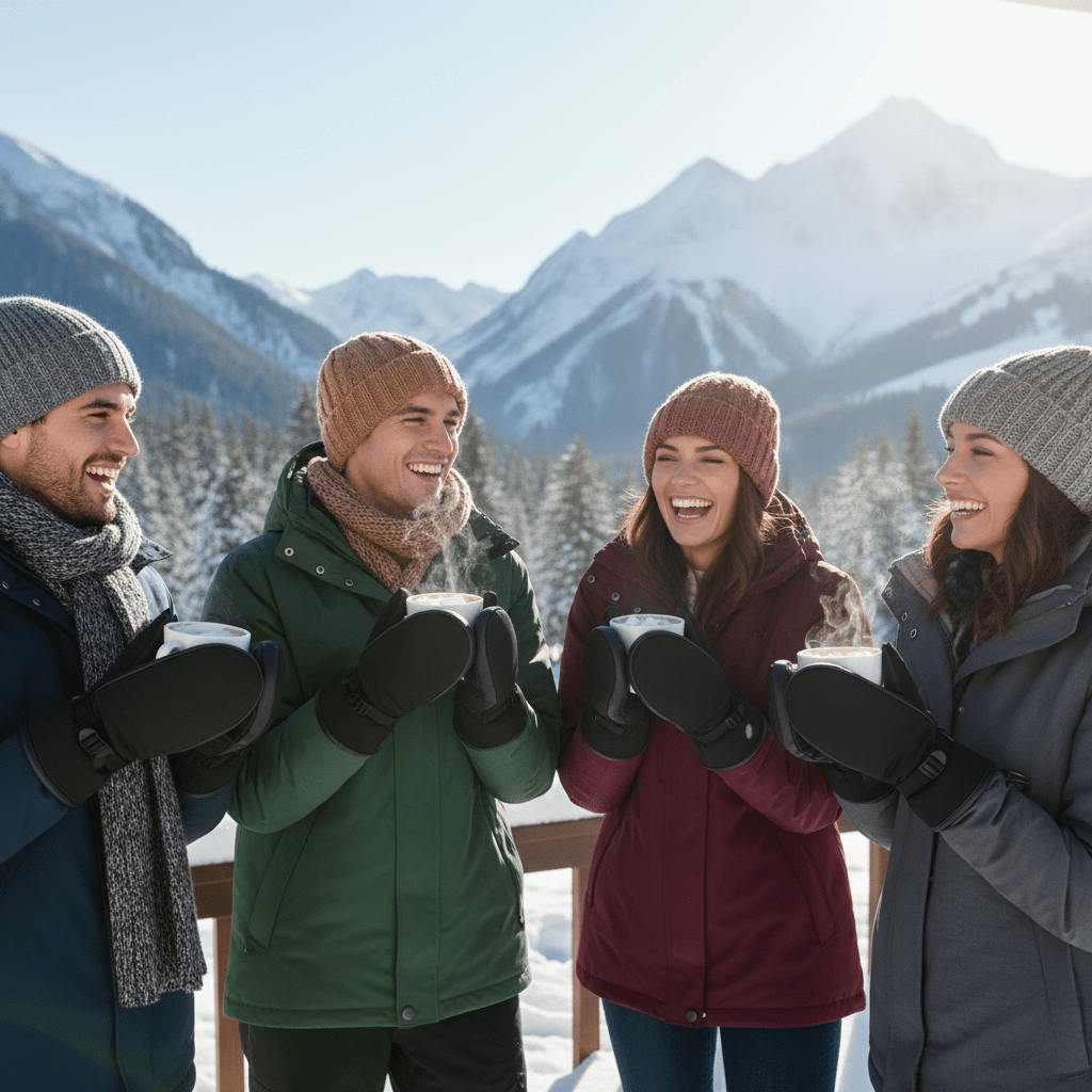 Guantes Táctiles Cálidos e Impermeables GlacierGrip para Días Fríos