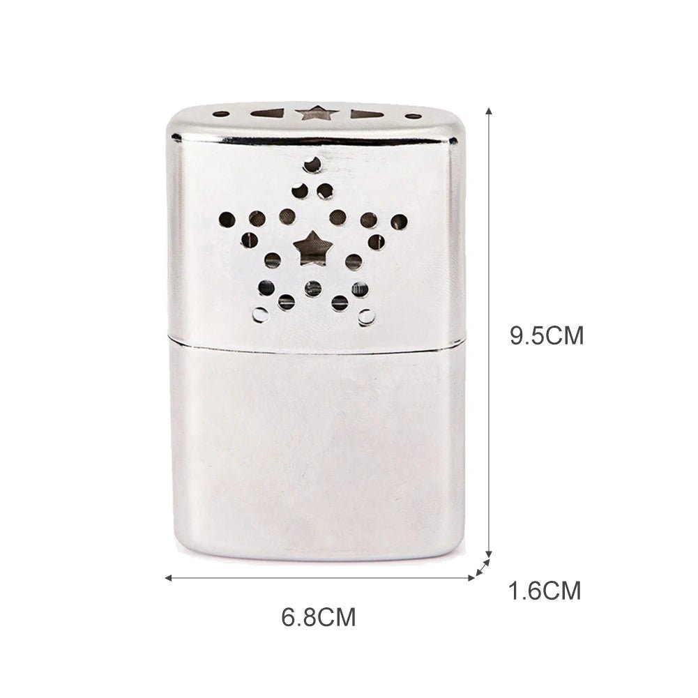 AeroFrost Portable Metal Hand Warmer for Cold Hikes