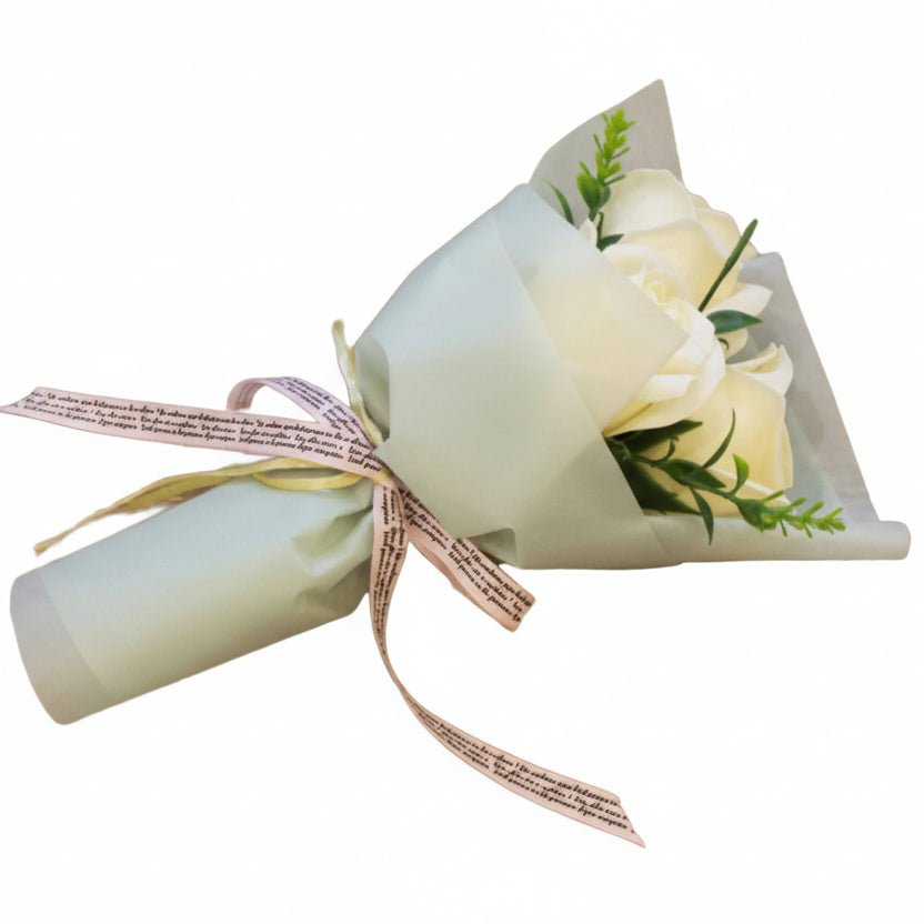 Kytice umělých růžových mýdlových květin FloraLuxe pro Valentýnský den Luxusní domácí dekorace