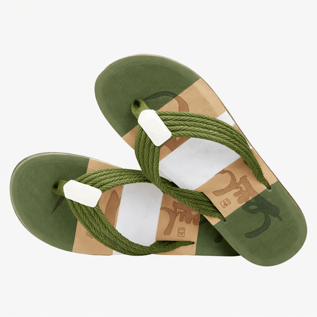 AeroStride Men's Toe Sandals With Woven Straps And Textured Footbed