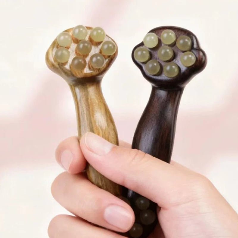 Silk Aura Sandalwood Gua Sha Facial Lifting Massager