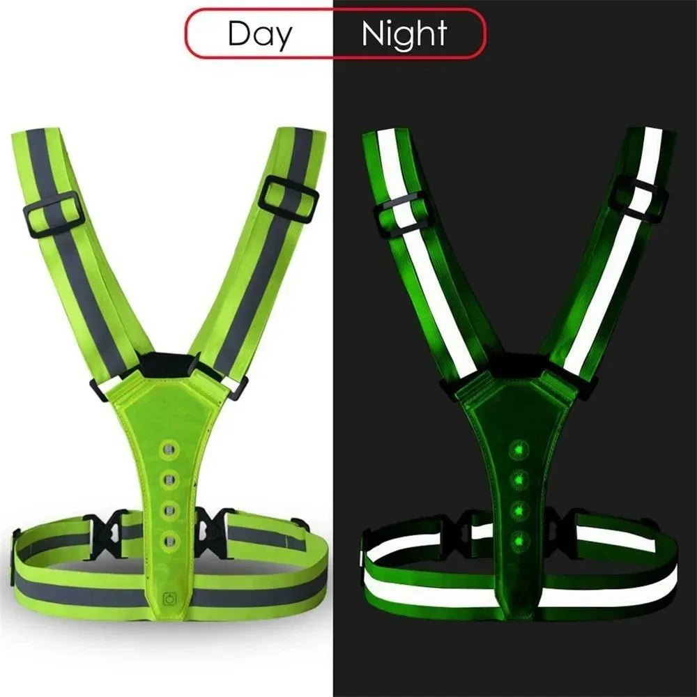LumoVest Adjustable LED Vest With 3 Modes For Safe Night Training