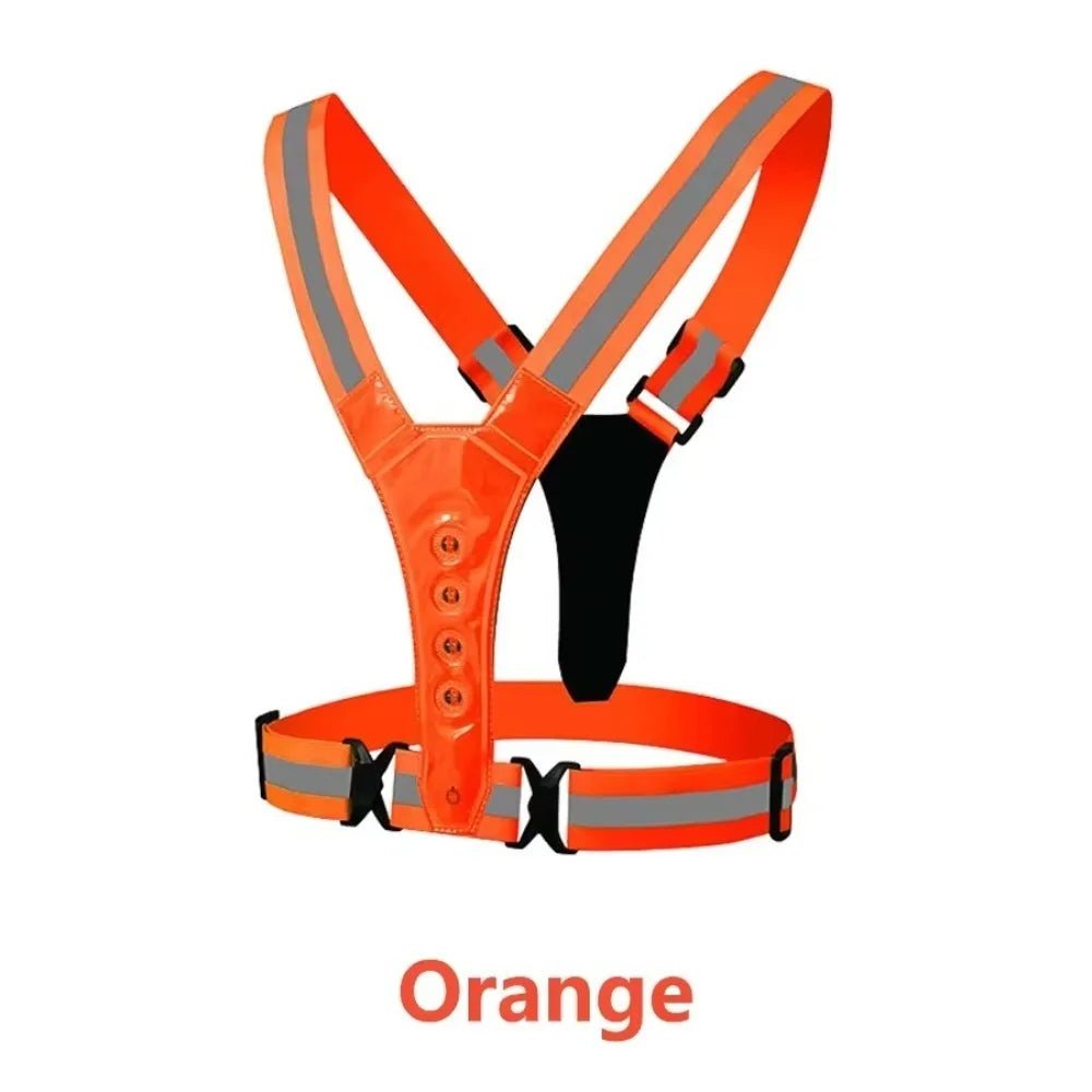 LumoVest Adjustable LED Vest With 3 Modes For Safe Night Training