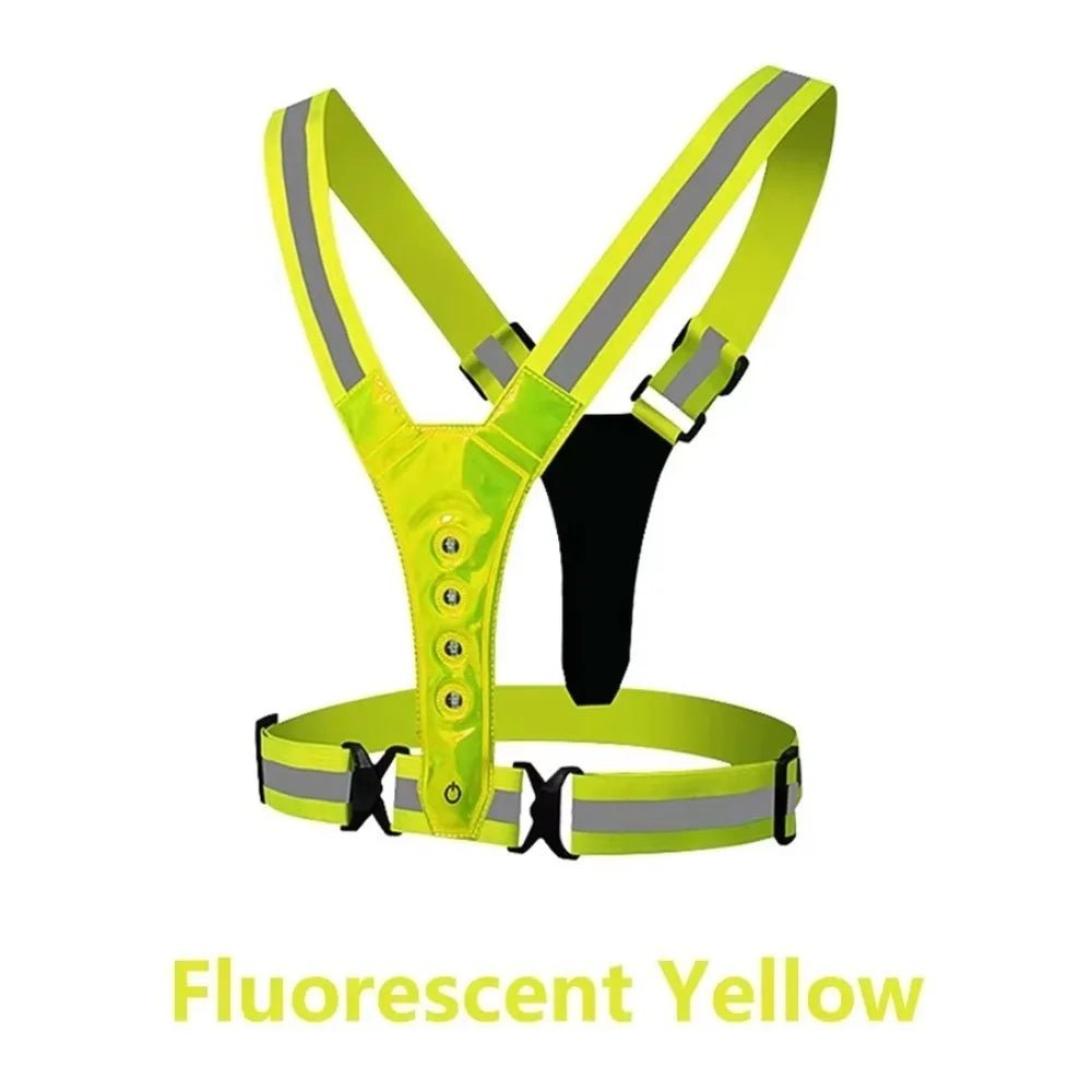 LumoVest Adjustable LED Vest With 3 Modes For Safe Night Training
