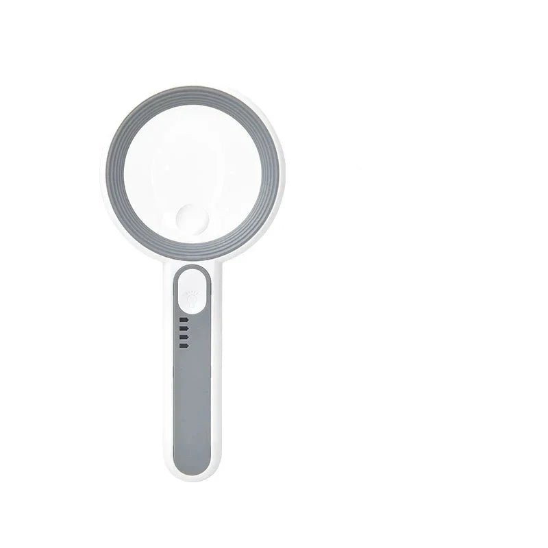 LumaGlimmer Wiederaufladbare 12x LED-Lupe für feine Details