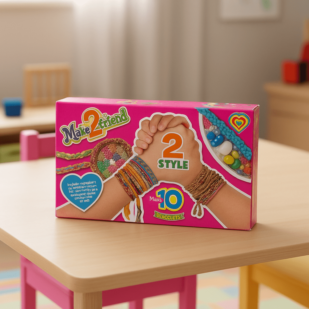 LuminaCraft DIY Jewelry Kit For Girls With Colorful Beads And Accessories | Fervei