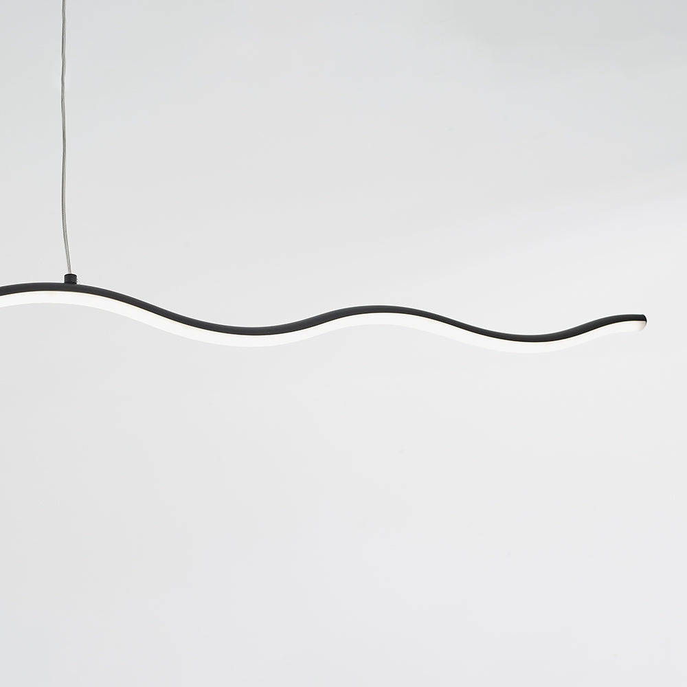 Elori Black And White LED Hanging Lamp Modern Home Lighting