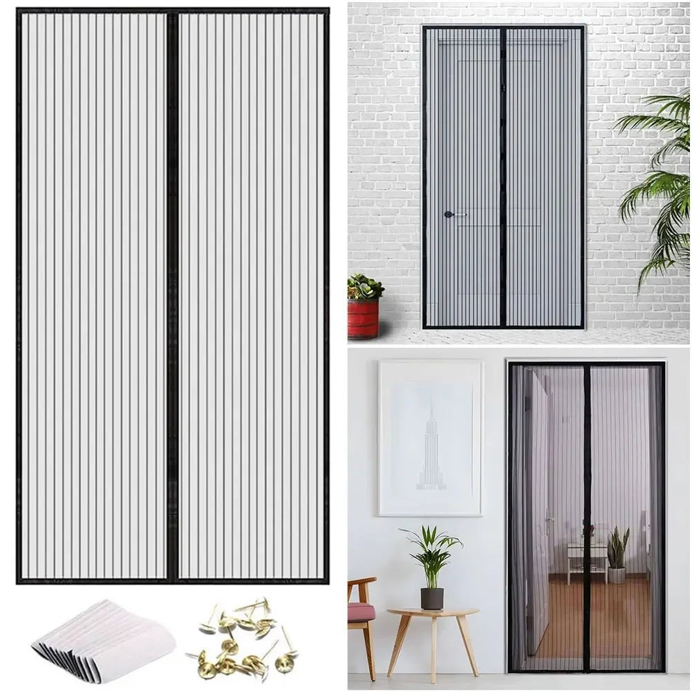 AeroMesh Magnetic Fly Screen Door With Automatic Closure