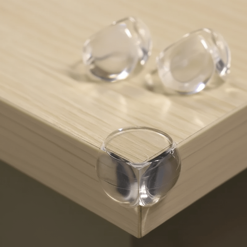 EdgeGuard Clear Silicone Corner Protectors For Safe Play