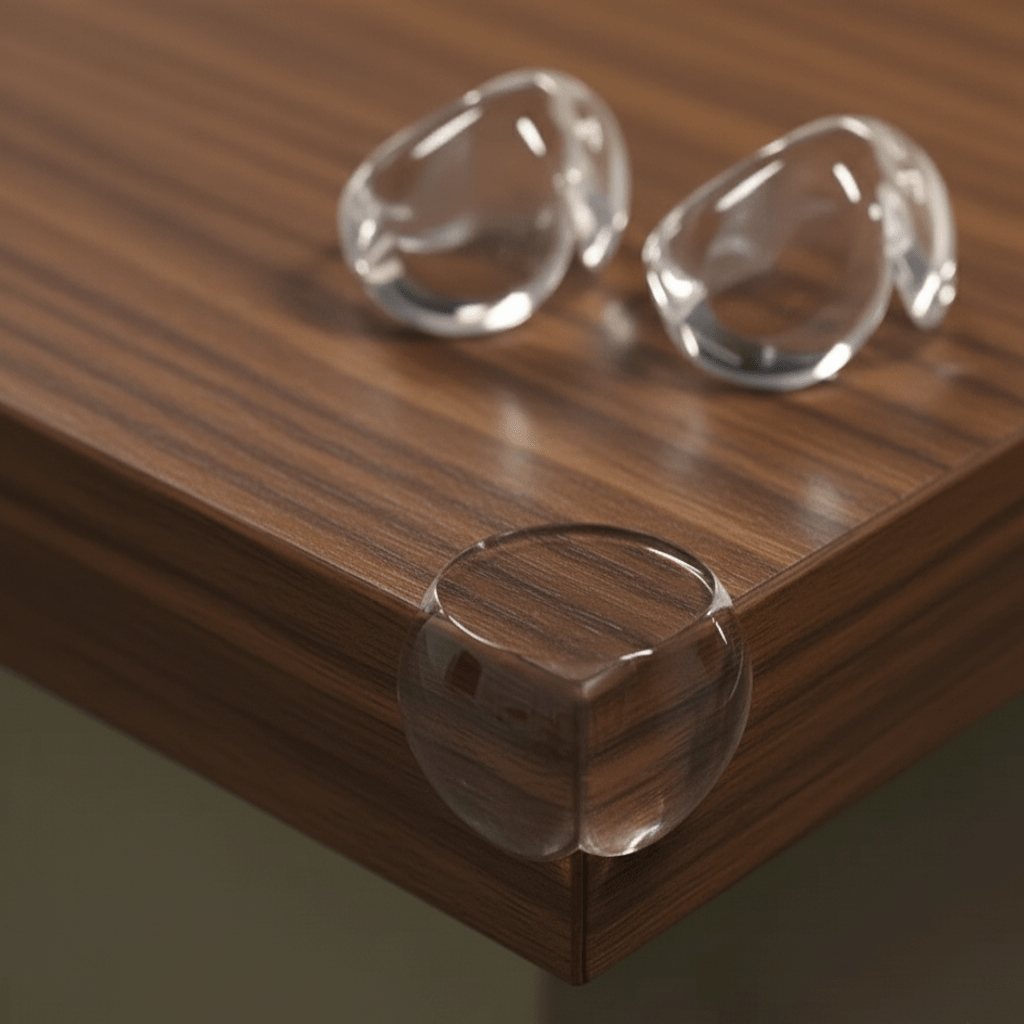 EdgeGuard Clear Silicone Corner Protectors For Safe Play