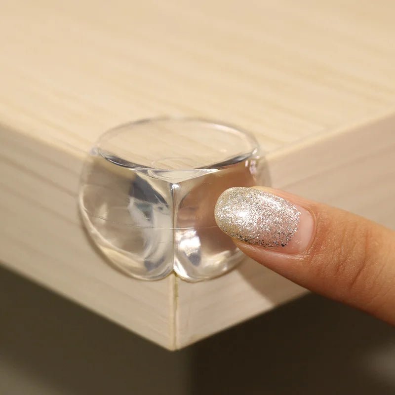 EdgeGuard Clear Silicone Corner Protectors For Safe Play