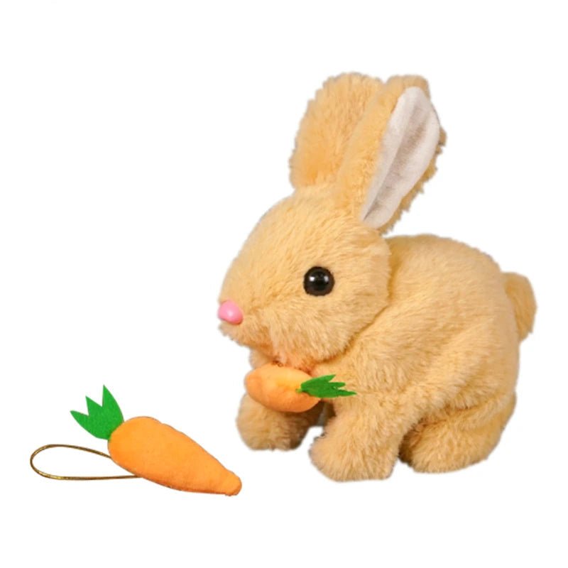 BrightPaw Electric Plush Bunny That Walks, Wiggles and Wag Its Tail