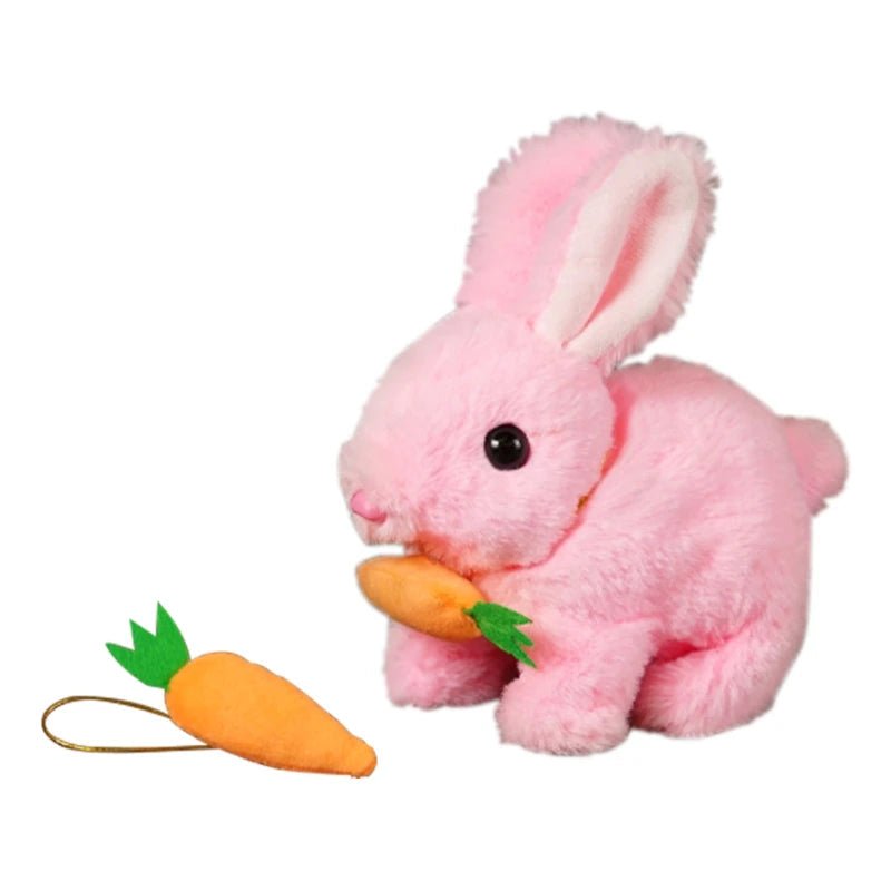 BrightPaw Electric Plush Bunny That Walks, Wiggles and Wag Its Tail