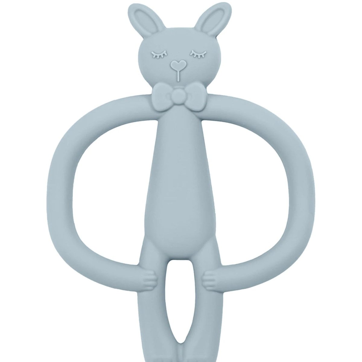 Anello da Dentizione in Silicone Morbido BunnyBloom con Motivo Coniglio Cartoon per Mani Piccole