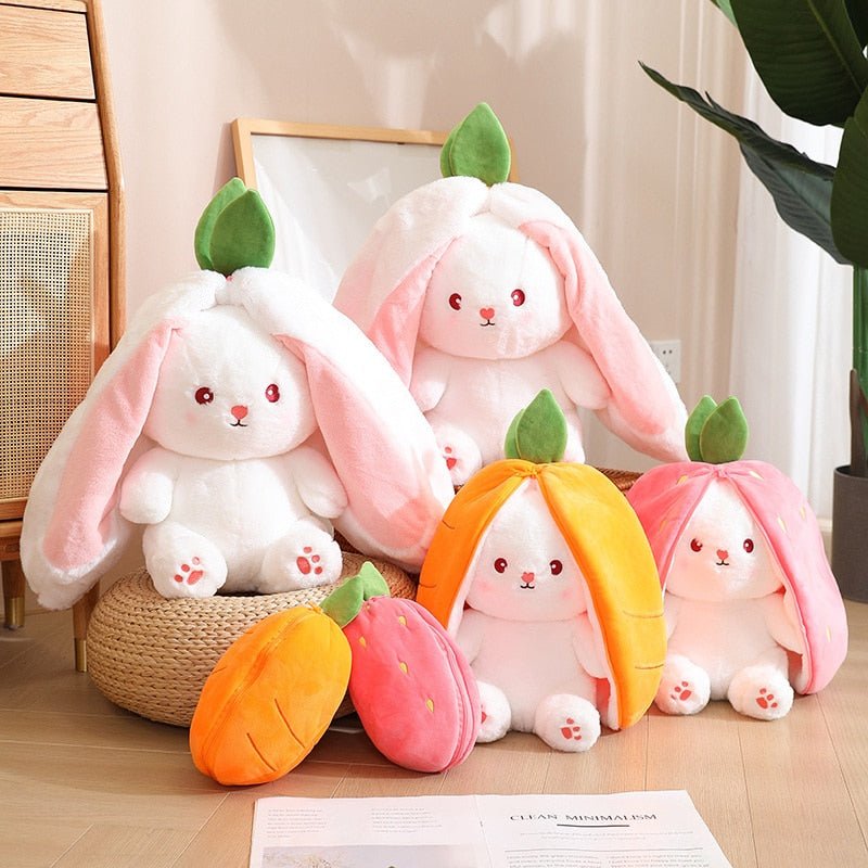 SunnyHop Cute Hide and Seek Bunny Plush Toy for Kids