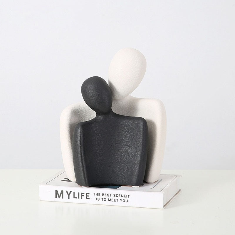 Ceramic Couple Figurines For Life Symbolizing Eternal Love