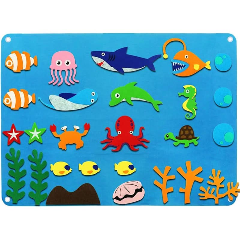 FeltCraft Playboard: Creative Tactile Game for Children to Spark Imagination