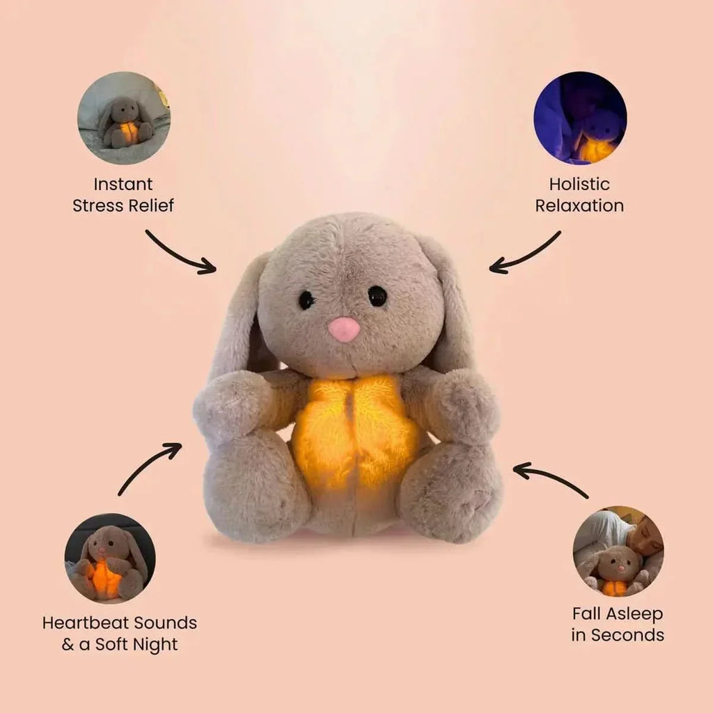CuddleHush Häschen-Beruhiger mit Atemfunktion und Wiegenliedmusik