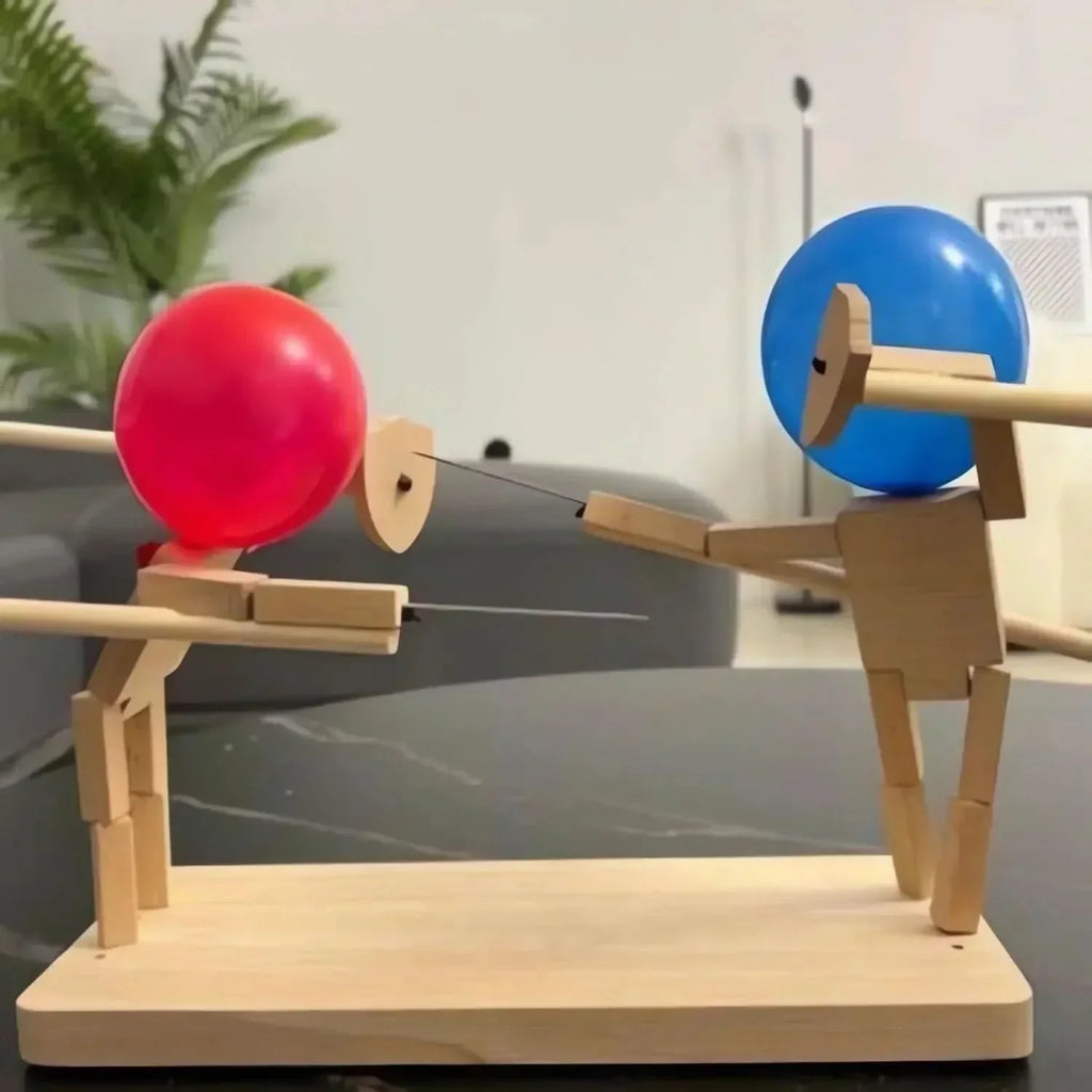 Bamboo Battle Play Set With Cannons And Balloons For Party Battles