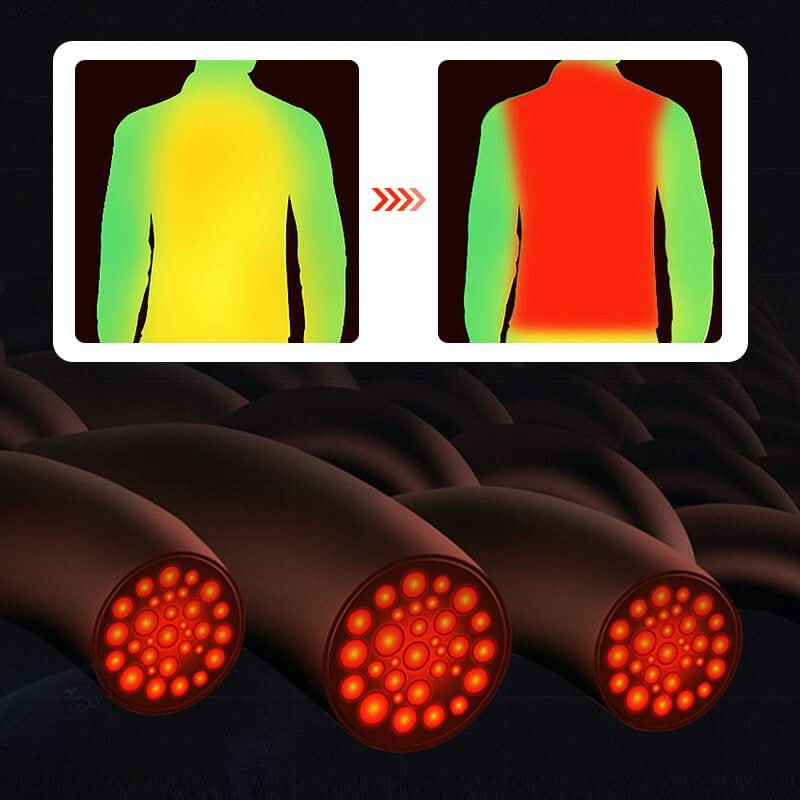 AuroraGuard Heated Waistcoat With 13 Heating Zones For Cold Days