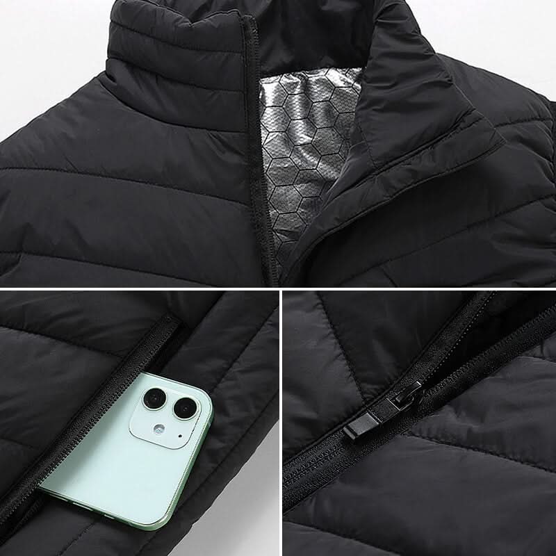 AuroraGuard Heated Waistcoat With 13 Heating Zones For Cold Days