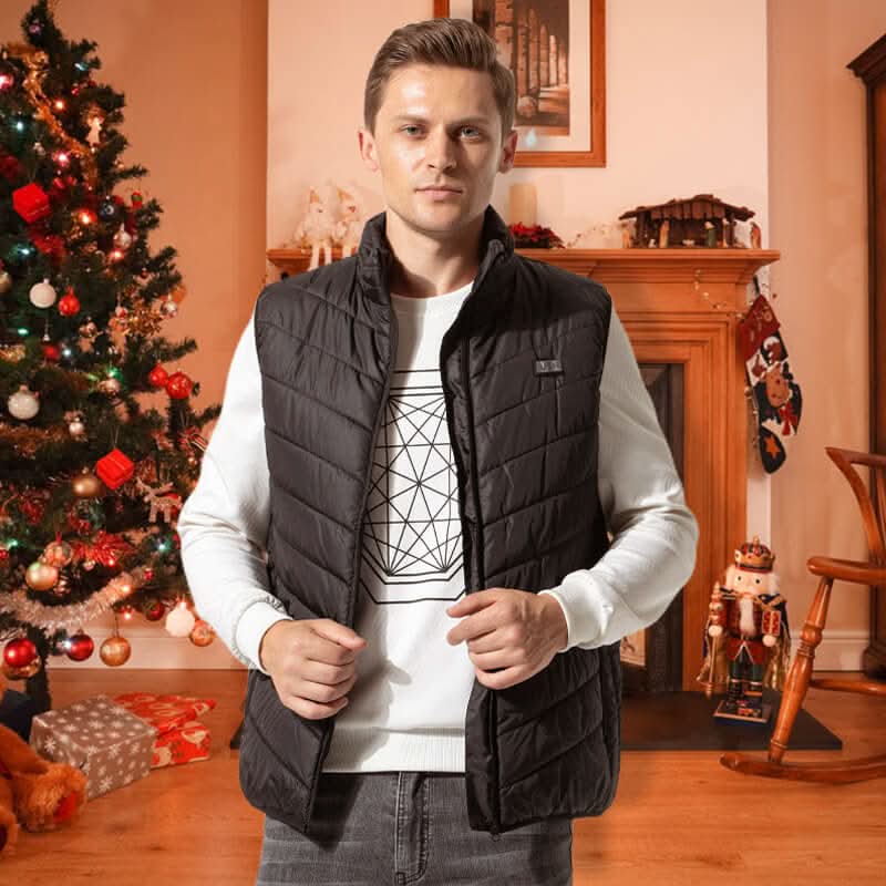 AuroraGuard Heated Waistcoat With 13 Heating Zones For Cold Days