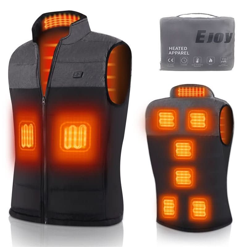 AuroraGuard Heated Waistcoat With 13 Heating Zones For Cold Days
