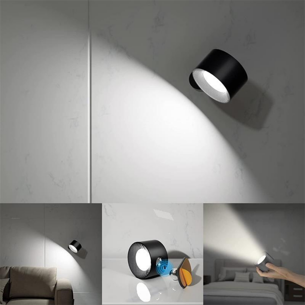 NovaLumen 360° bezdrátová nástěnná lampa s dobíjením