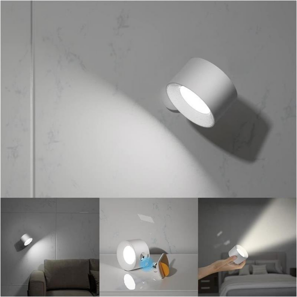 NovaLumen 360° bezdrátová nástěnná lampa s dobíjením
