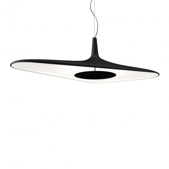 SolaraLume Moonrise Pendant Lamp With Sun Crown Detail