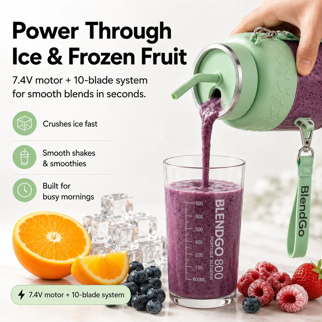Bærbar smoothieblender