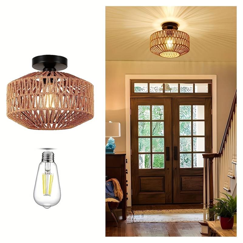 Arlena Boho Pendant Light Handcrafted Eclectic Ceiling Lamp | Fervei