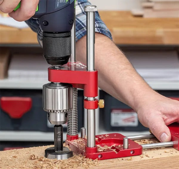 90 Degree Drill Template For Precise Perpendicular Holes, 28.5x25.5cm Drill Guide