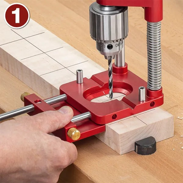 90 Degree Drill Template For Precise Perpendicular Holes, 28.5x25.5cm Drill Guide