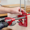 90 Degree Drill Template For Precise Perpendicular Holes, 28.5x25.5cm Drill Guide