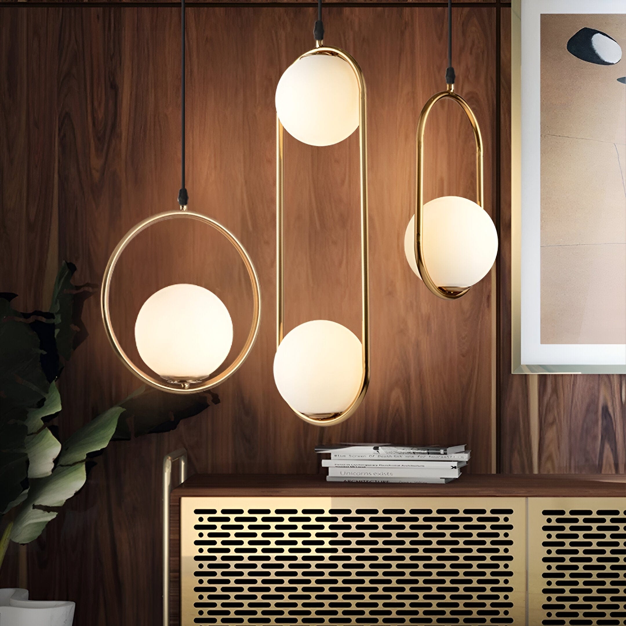 Auralis Glas-LED-Pendelleuchten für moderne Decken